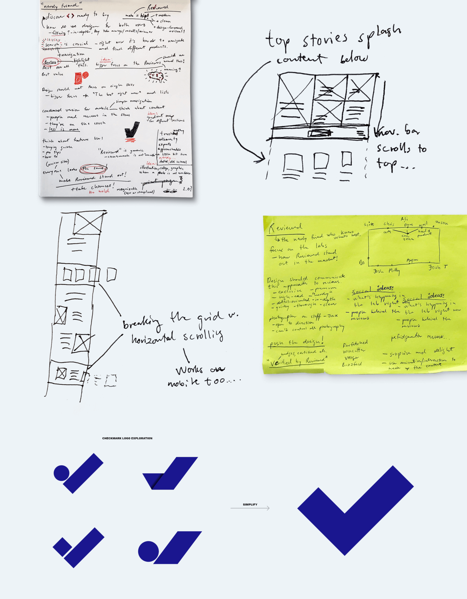 Reviewed UXR sample screen
